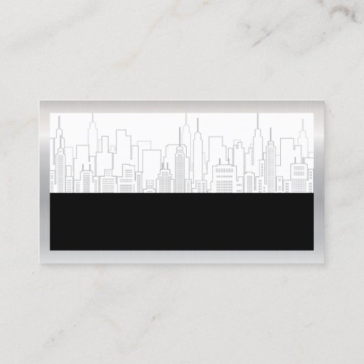 Stad | Onroerend goed Visitekaartje (Achterkant)