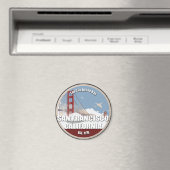 Stad op de baai, San Francisco California Magneet (Insitu (Vaatwasser))