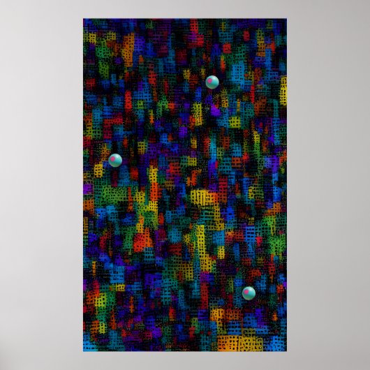 Stad op de heuvel poster (Voorkant)