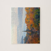 Stad op de rivier legpuzzel (Verticaal)
