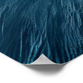 Stad op een ruimtesteen | AI Art Poster (Hoek)