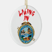 Stad Oregon Keramisch Ornament (Rechts)