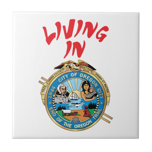 Stad Oregon Tegeltje (Voorkant)