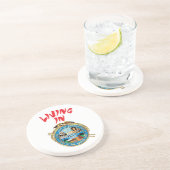 Stad Oregon Zandsteen Onderzetter (Zijkant)