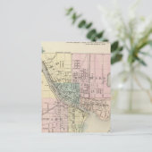 Stad Oshkosh, provincie Winnebago Co Briefkaart (Staand voorkant)
