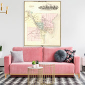 Stad Oshkosh, provincie Winnebago Co Canvas Afdruk (Insitu (Woonkamer))