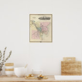 Stad Oshkosh, provincie Winnebago Co Poster (Keuken)