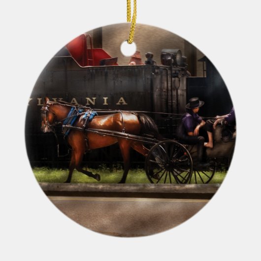 Stad - PA - Je moet van Lancaster houden Keramisch Ornament (Voorkant)