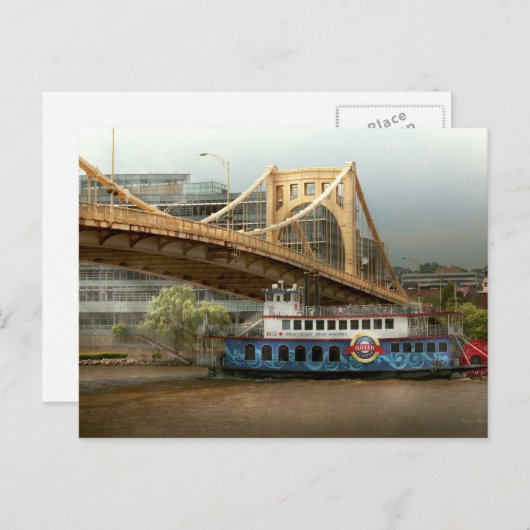 Stad - PA Pittsburg - Grote herinneringen Briefkaart (Voorkant / Achterkant)