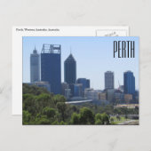 stad perth briefkaart (Voorkant / Achterkant)