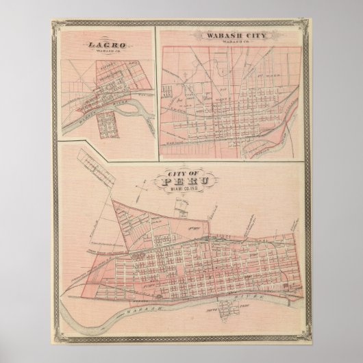 Stad Peru, Miami Co Poster (Voorkant)