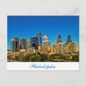 Stad Philadelphia Briefkaart (Voorkant)