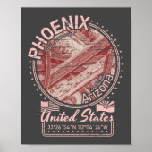 STAD PHOENIX ARIZONA - HOENIX STAD POSTER (Voorkant)