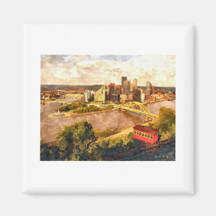 Stad Pittsburgh Magnet