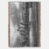 Stad - Pittsburgh, PA - Smithfield Bridge BW Deken (Voorkant Verticaal)