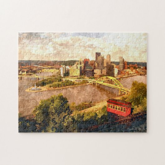 Stad Pittsburgh Puzzle Legpuzzel (Horizontaal)