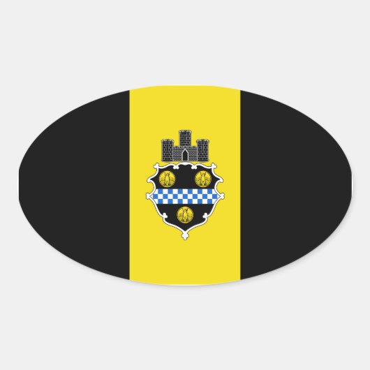 Stad Pittsburgh Sticker (Voorkant)