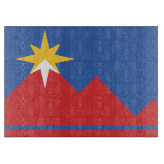 Stad Pocatello Idaho Flag Food Cutting Board Snijplank