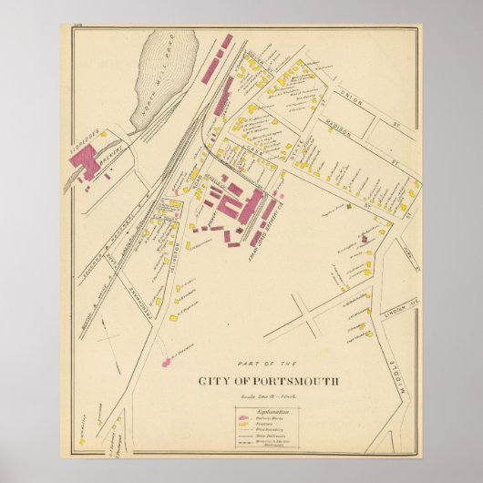 Stad Portsmouth 4 Poster (Voorkant)