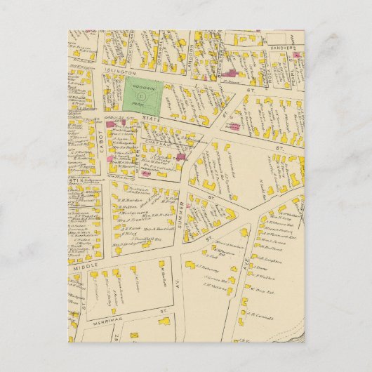 Stad Portsmouth Briefkaart (Voorkant)