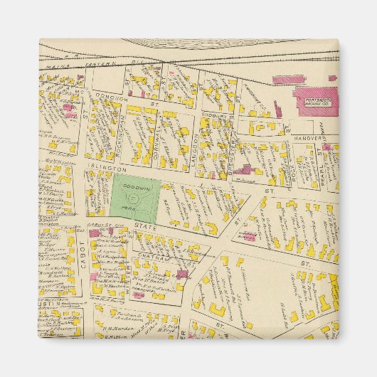 Stad Portsmouth Magneet (Voorkant)