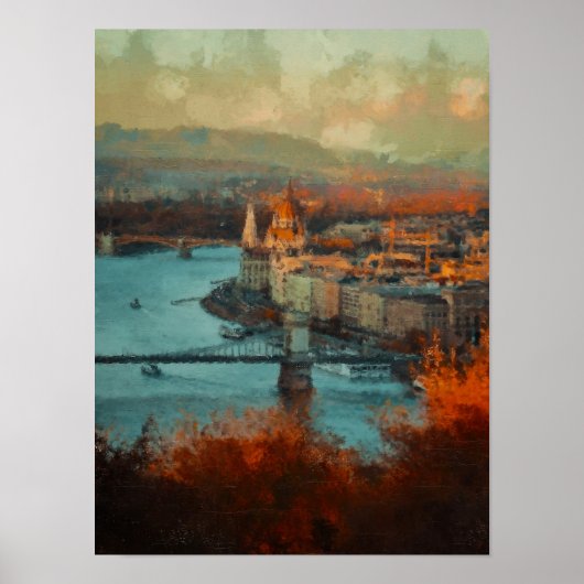 stad poster (Voorkant)