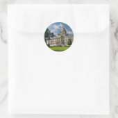Stad - Providence, RI - Het Capitool Ronde Sticker (Tas)
