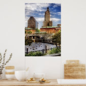 Stad - Providence RI - The Skyline Poster (Keuken)
