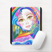 Stad Rainbow Rhapsody Fantasy Art Mousepad Muismat (Met muis)