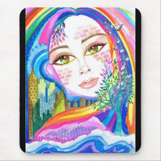 Stad Rainbow Rhapsody Fantasy Art Mousepad Muismat