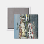 Stad Regensburg Duitsland Magneet (Voorkant / Achterkant)