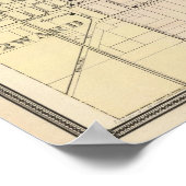 Stad Ripon, dorp Omro, Dartford Poster (Hoek)