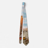 Stad - Rochester NY - Downtown Rochester 1904 Stropdas (Achterkant)