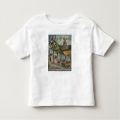 Stad Rocks, Idaho - Grote letterscènes Kinder Shirts (Voorkant)