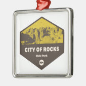 Stad Rocks State Park New Mexico Metalen Ornament (Links)