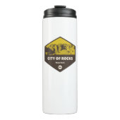 Stad Rocks State Park New Mexico Thermosbeker (Voorkant)