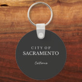 Stad Sacramento, Californië Sleutelhanger (Voorkant)