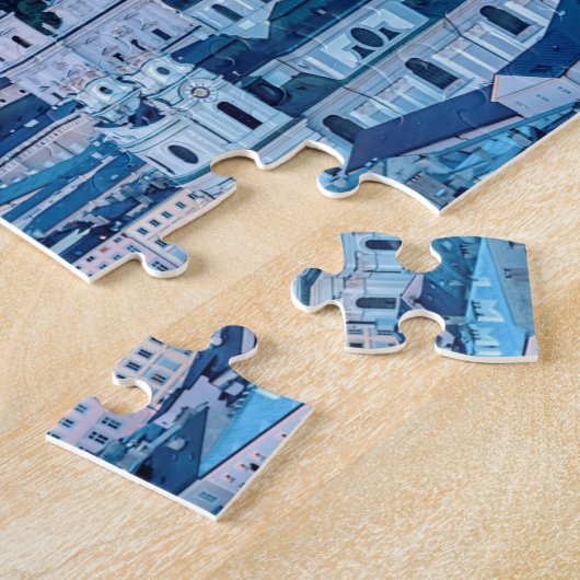 stad Salzburg, Oostenrijk Legpuzzel (Zijkant)