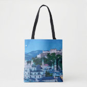stad Salzburg, Oostenrijk Tote Bag (Voorkant)