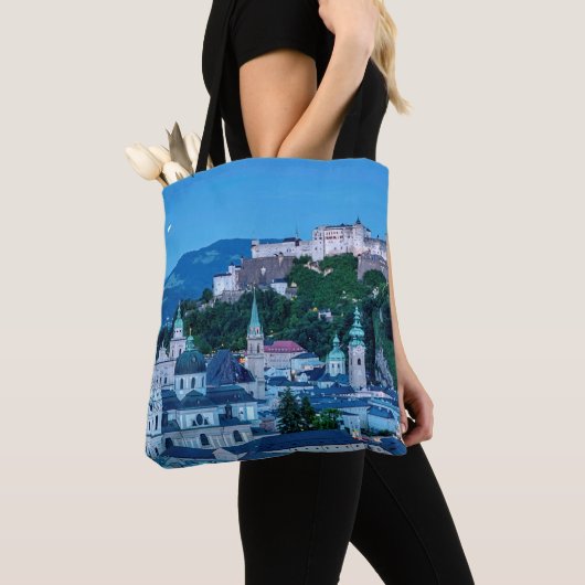 stad Salzburg, Oostenrijk Tote Bag (Dichtbij)