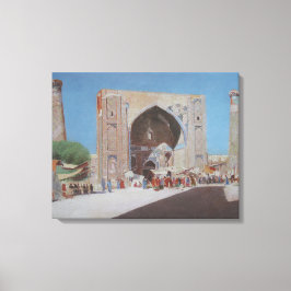 Stad Samarkand (door Vasily Vereshchagin) Canvas Afdruk
