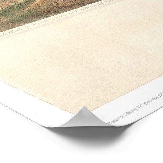 Stad San Francisco, CA. 1852 (1065A) Poster (Hoek)