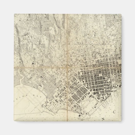 Stad San Francisco en de omgeving daarvan, Califor Magneet (Voorkant)