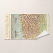 stad San Francisco Restored Map, 1878 Bad Handdoek (Handdoek)