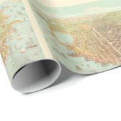 stad San Francisco Restored Map, 1878 Cadeaupapier (Rol Hoek)