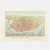  stad San Francisco Restored Map, 1878 Inpakpapier Vel (Voorkant 2)