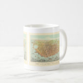  stad San Francisco Restored Map, 1878 Koffiemok (Voorkant rechts)