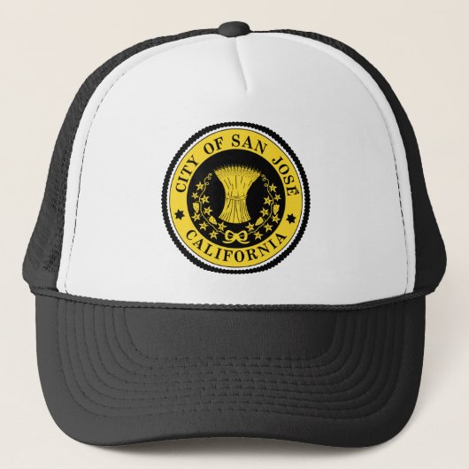 Stad San Jose zeehond Trucker Pet (Voorkant)
