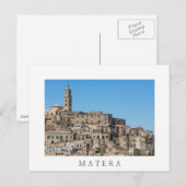 Stad Sassi di Matera in Italië Briefkaart (Voorkant / Achterkant)