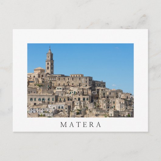 Stad Sassi di Matera in Italië Briefkaart (Voorkant)